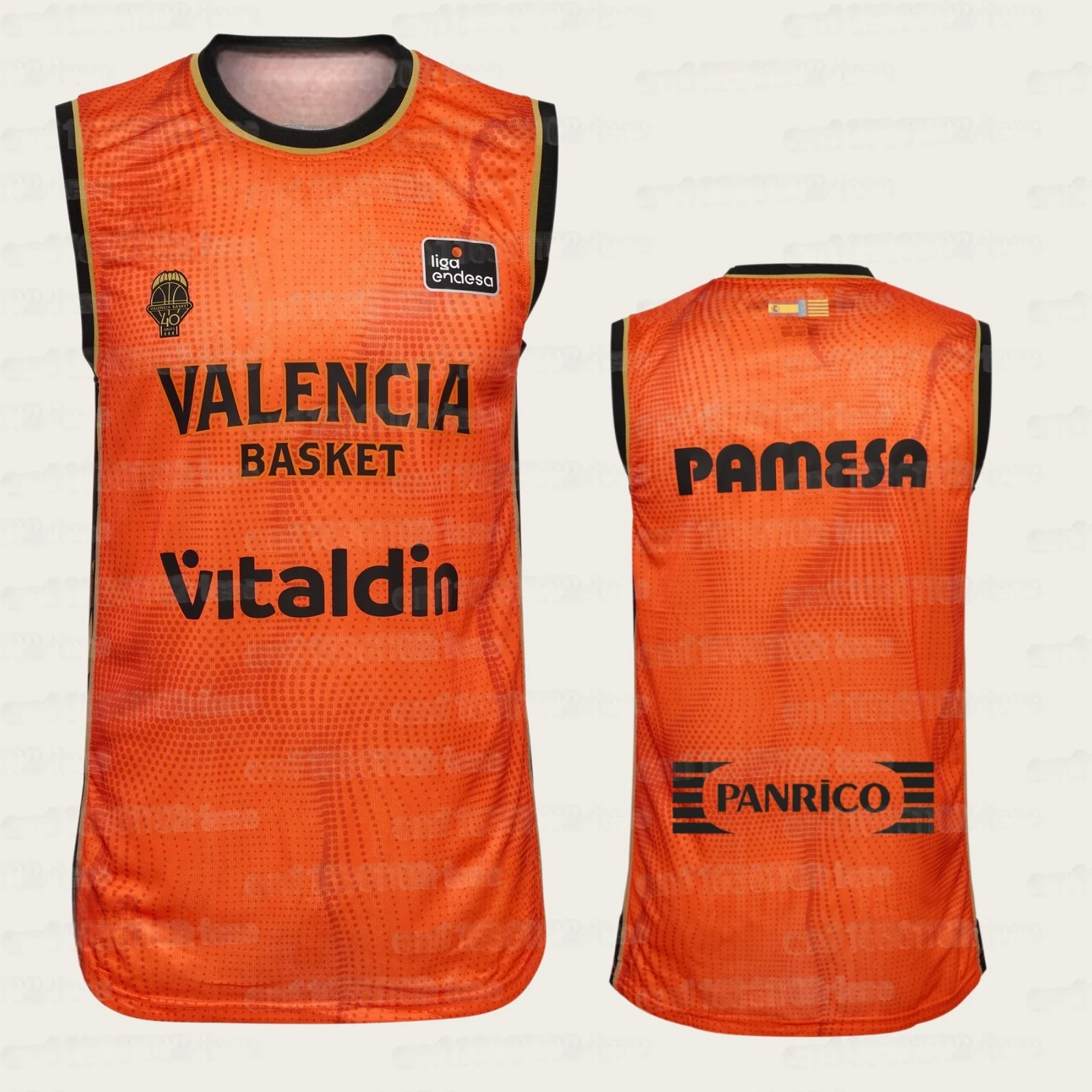 2026-2027 Valencia Basketball Fans Ärmelloses Weste Y2K Locker Atmungsaktiv Schnelltrocknend Dünnes Sport-Fan-Street-Home-Top – Detail 5