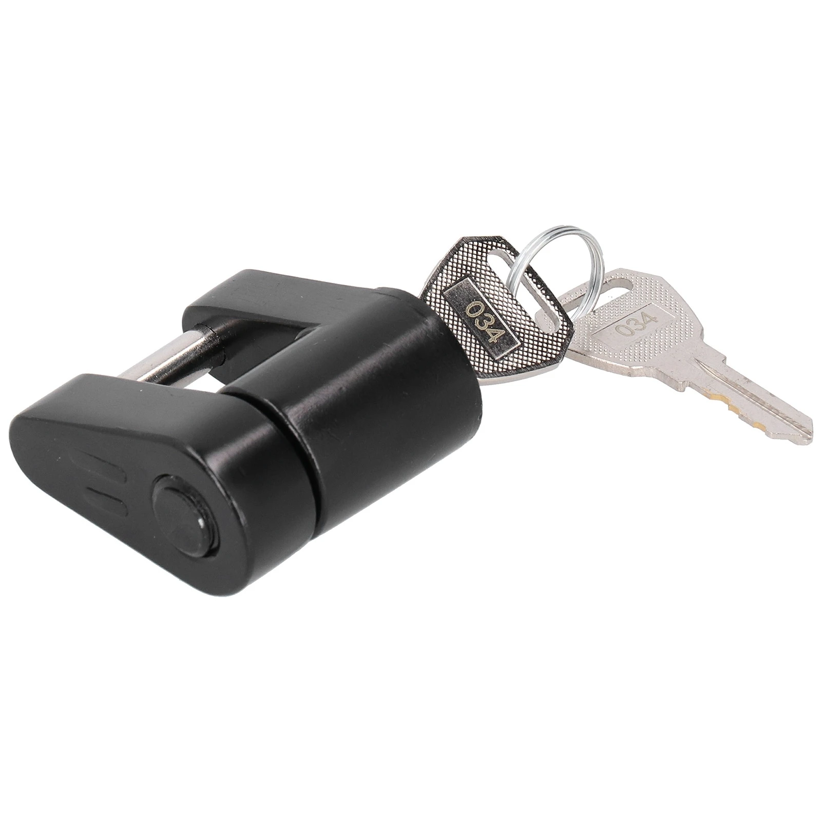 Zinc Alloy Trailer Hitch Coupler Locks 1/4in Diameter Anti Theft for Tow RV Truck Car