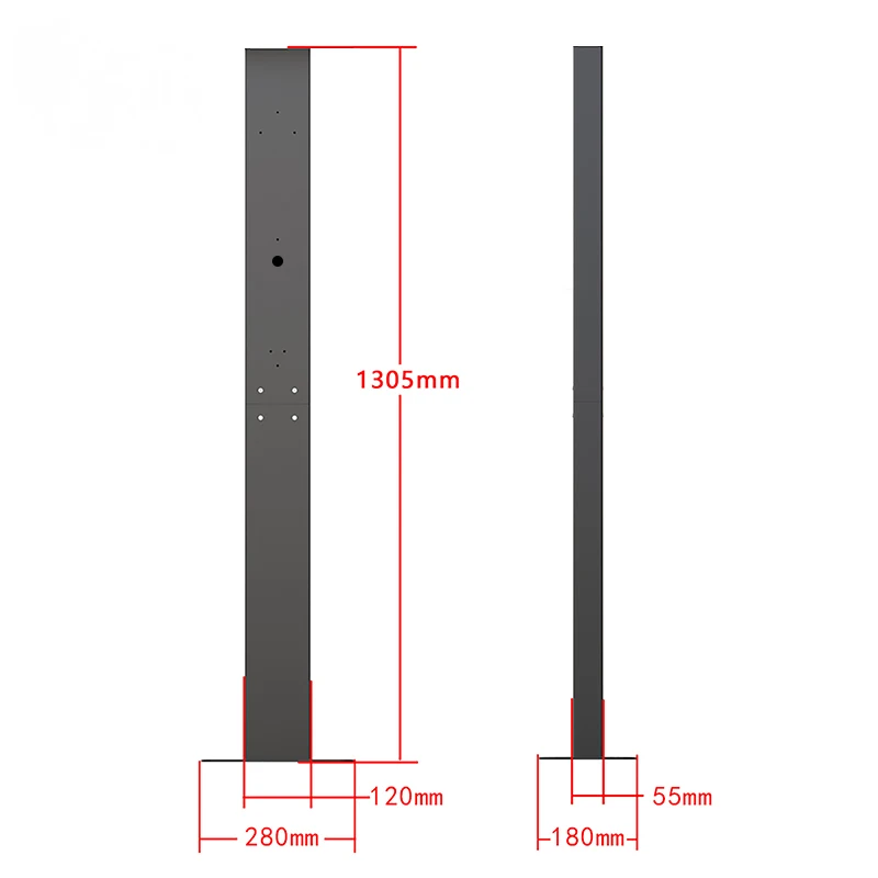 Electric Vehicle Charging Station Pile Post Upright Post Wall Mounted Pile for Tesla Wallbox EV Charger Type 1 Type2 Charger