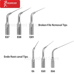 Woodpecker Dental Tip for Broken File Removal/Endodontics E6 E60 E66 E87 E88 E89 Fit EMS Piezo Scaler