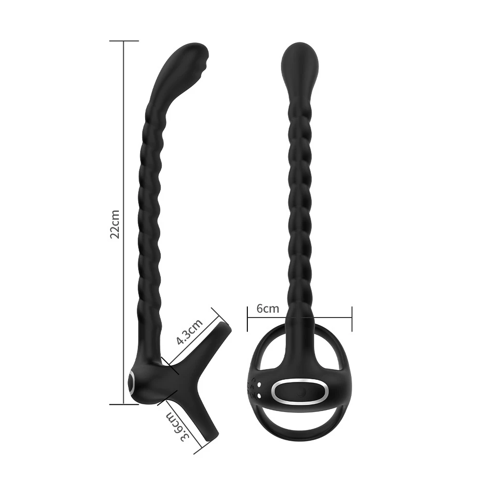 حلقة قضيب هزازة مع جهاز تحكم عن بعد للرجال ، مدلك البروستاتا ، حلقة القضيب ، هزاز مع سدادة المؤخرة ، ألعاب جنسية ، تطبيق ، 3 في 1