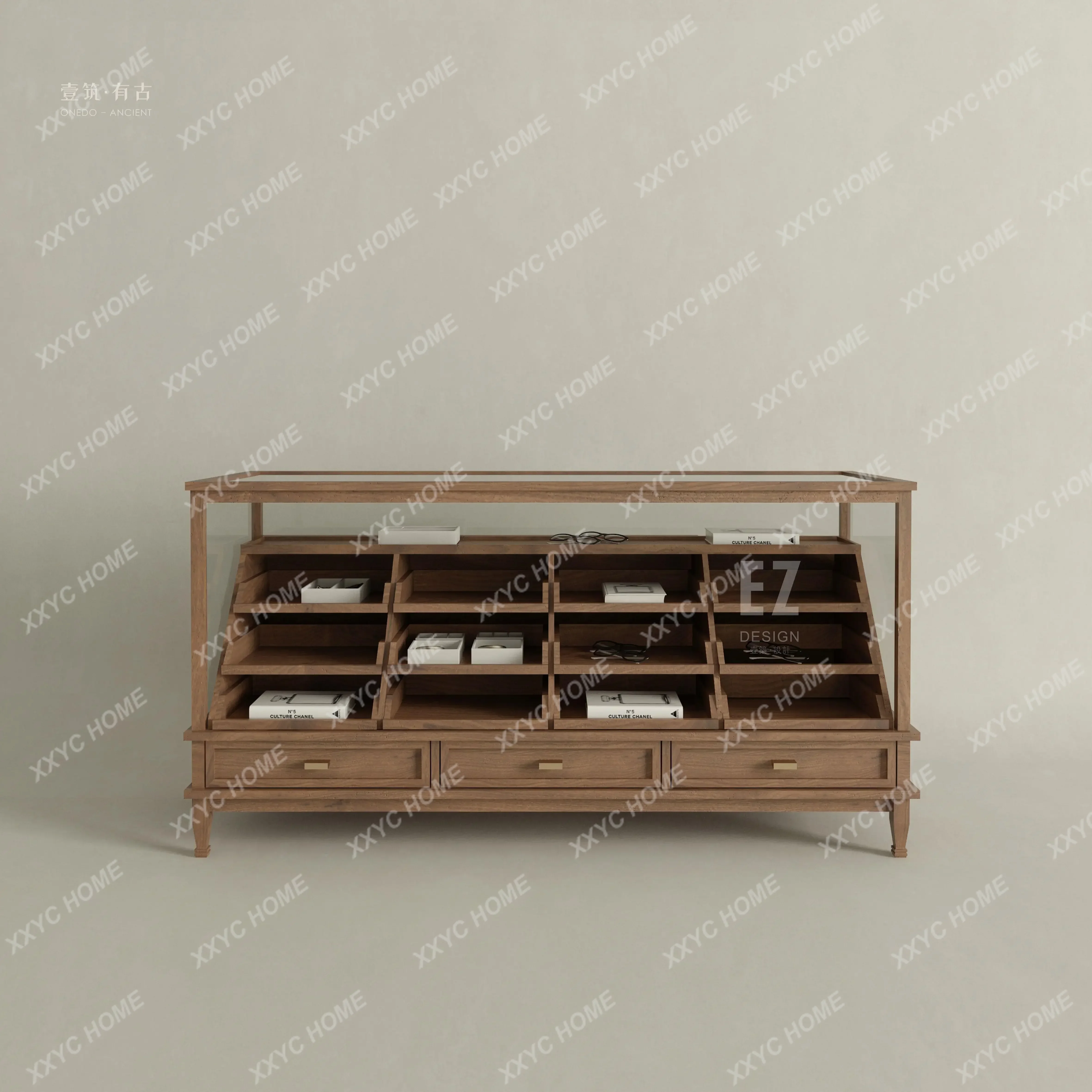 CXDZ  Exhibition Hall, Sample Glass Table Display Cabinet Museum Exhibition Hall, Jewelry Store Clothing Nakajima