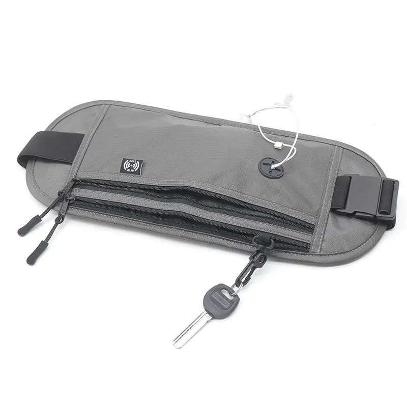 Sac de taille pour sports de plein air avec téléphone portable, course et fitness multifonctionnels, sac de taille invisible, sac de taille résistant à l'usure