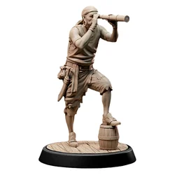 Pirate Sailor Diy Resin Figure 1/24 Scale 75mm Assemble Model Kit Unassembled Dioramas Unpainted Statuettes Toy