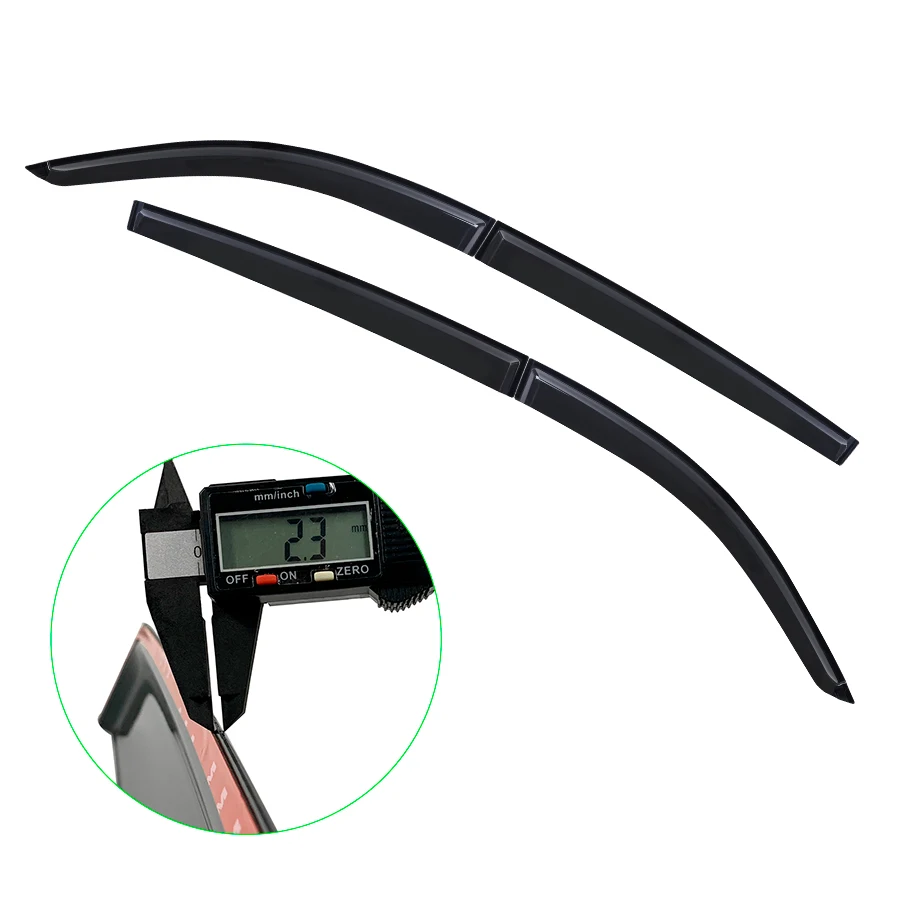 Car Wind Deflector Sun Rain Guard For Mercedes-Benz X-Class 2017-2023 Matte Black Window Visor Double Cabin Car Accessories