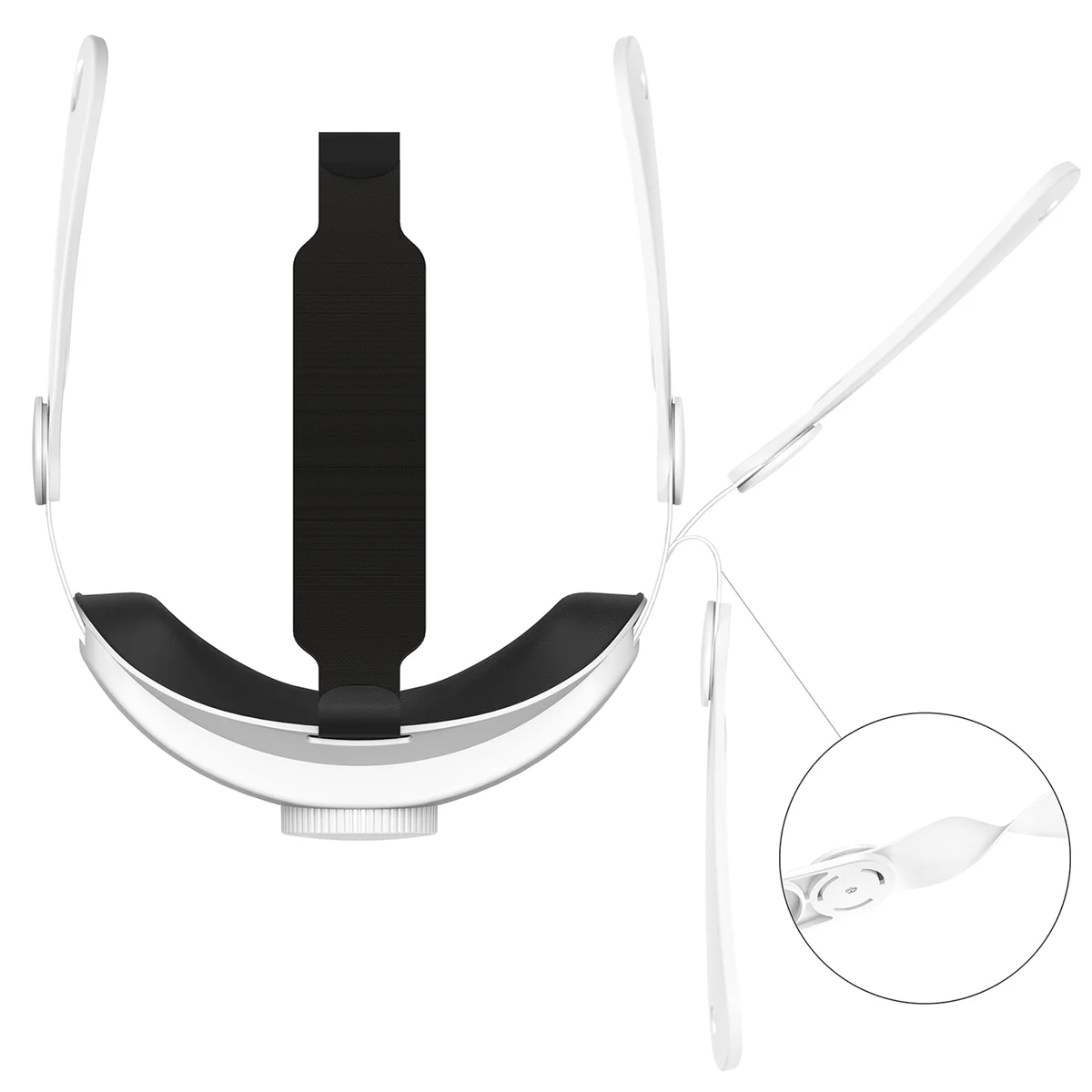 For Meta Quest 3 VR Head Strap VR Halo Strap Adjustable Comfortable Head Strap for Meta Quest 3 VR Accessories