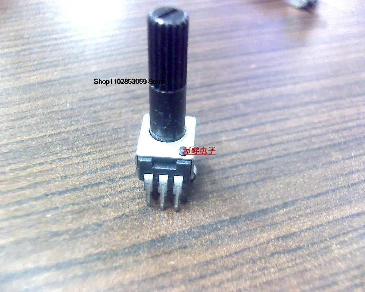 10PCS  R09 potentiometer long shaft potentiometer plum handle shaft length 30MM 10K black