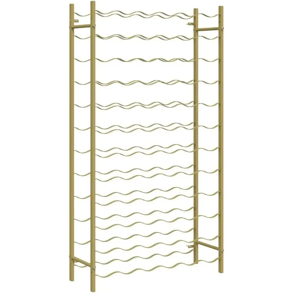 

Gold Metal Wine Rack - ern, Durable, and reestanding Style, Stores Up to 72 Wine Bottles - Ideal or Kitchen, Pantry, or Bar Area