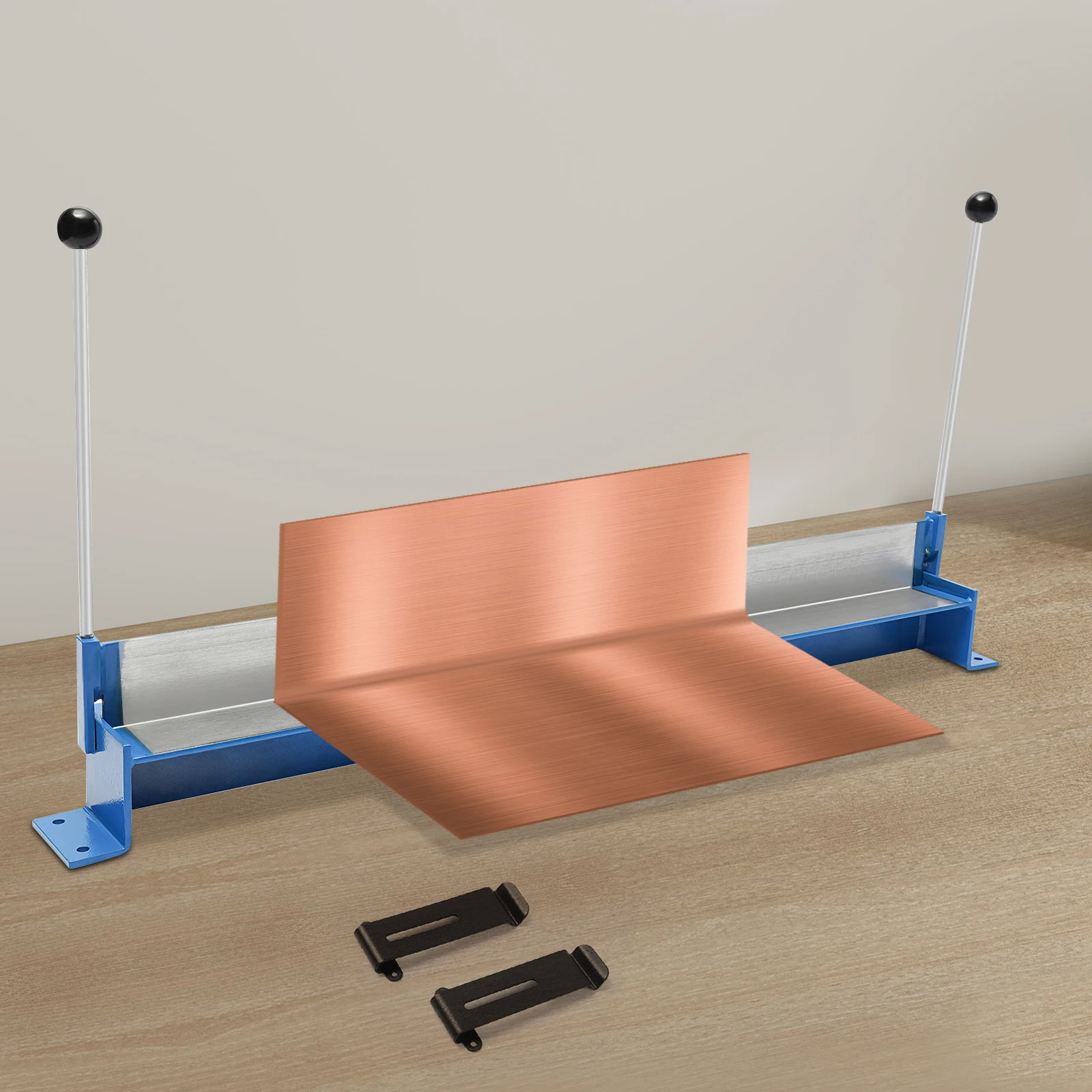 36 Zoll Biegebreite Manuelle Blechbiegemaschine 0-90 ° Biegewinkel 3/8 Zoll, schraubmontiert für verschiedene Metallbleche – Detail 6
