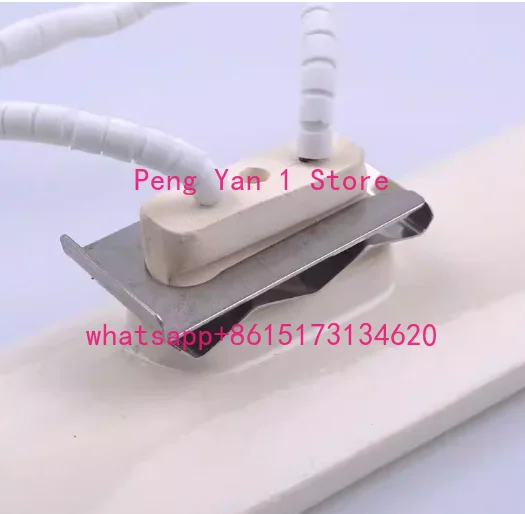 Far infrared ceramic heating plate ceramic heating plate ceramic heating tile arc plate 120mmX60mm four wires