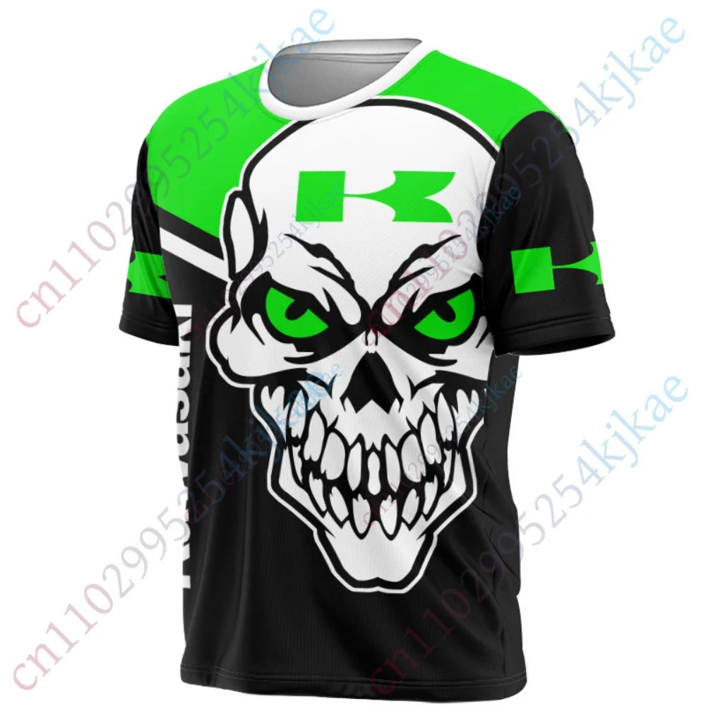 

Kawasaki T-shirts Casual T Shirt For Men Short Sleeve Men's Clothing Anime Oversized T-shirt Harajuku Streetwear Short Sleeve