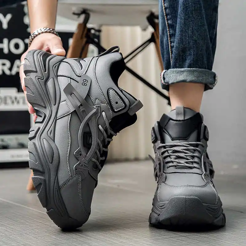 

Rubber Sole Spring-autumn High Top Shoes For Men Basket Kawaii Men Ankle Boot Sneakers Sports Tenix Premium Tenisse Price