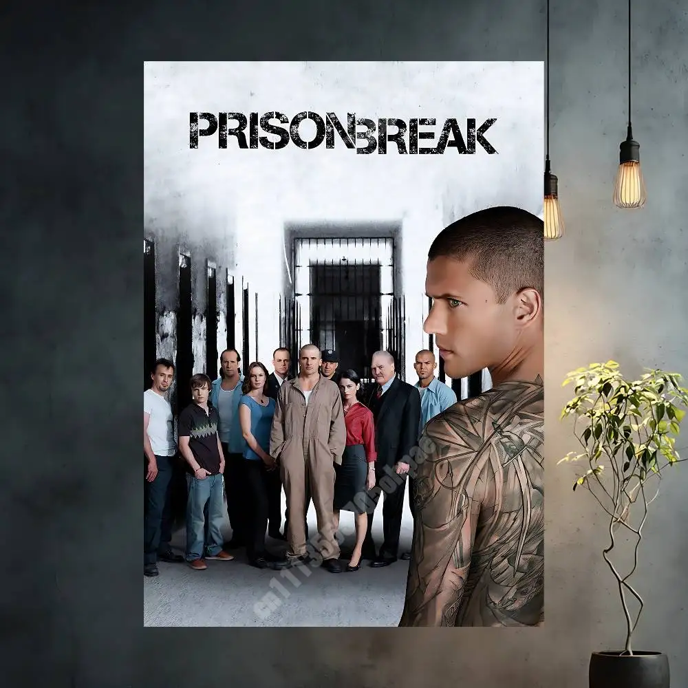 P-Prison Break-S Michael Scofield Aesthetic Poster HD Gallery Prints Home Wall Art Creative Gift