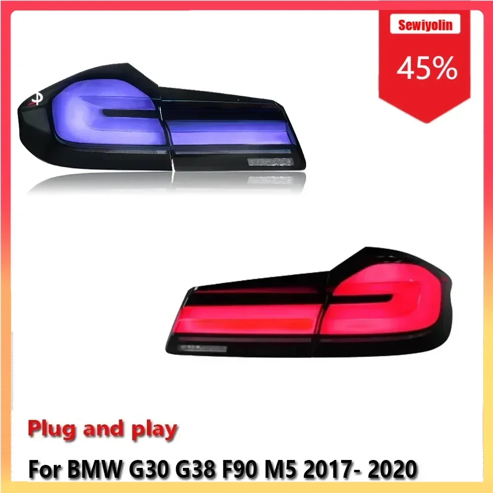 

Car Parts LED LCI Tail Lights For BMW G38 G30 530 540 M5 F90 2017-2022 DRL Fog Rear Trailer lamps Turning Signal Voitu