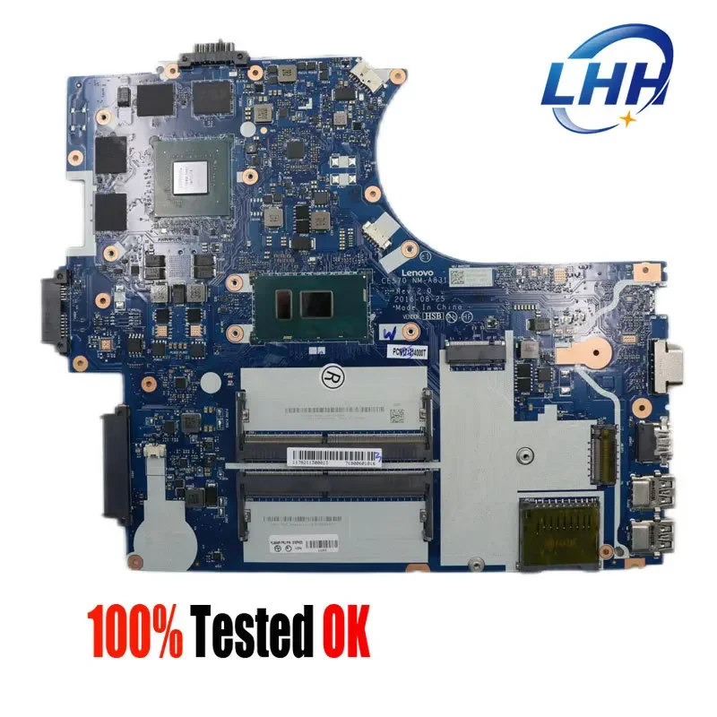 

NM-A831 Mainboard CPU I7-7500U 01EP403 for Lenovo ThinkPad E570 Laptop Motherboard GPU GTX 950M 2G 100% Test