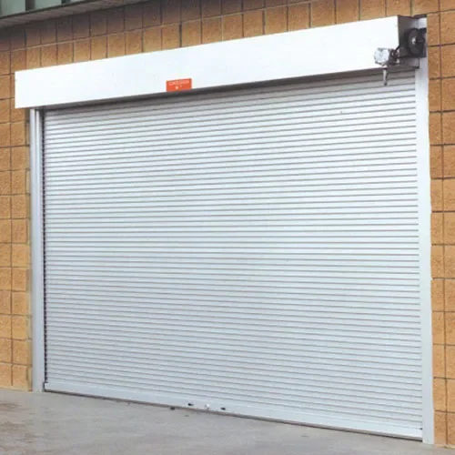 Aluminum wide Flat noodles rolling shutter door, fireproof and explosion-proof, electric fast, customized size