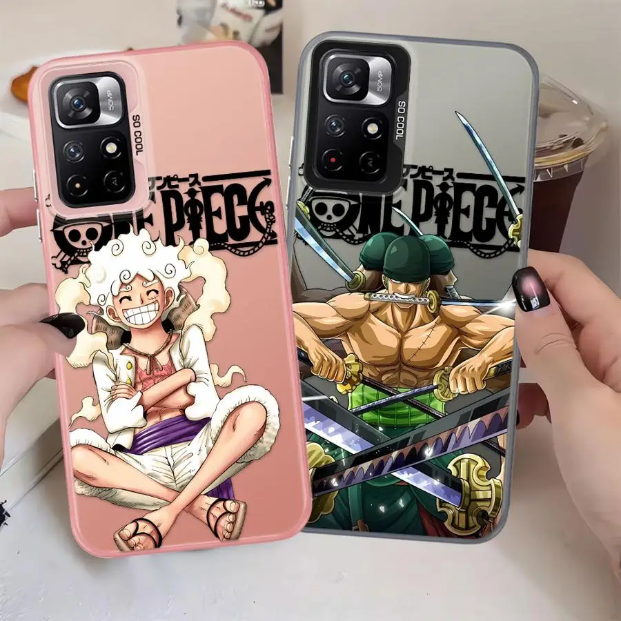Coque pour Xiaomi Poco X3 Pro C61 X3 NFC C51 C50, housse de téléphone, dessin animé japonais Luffys Zoro