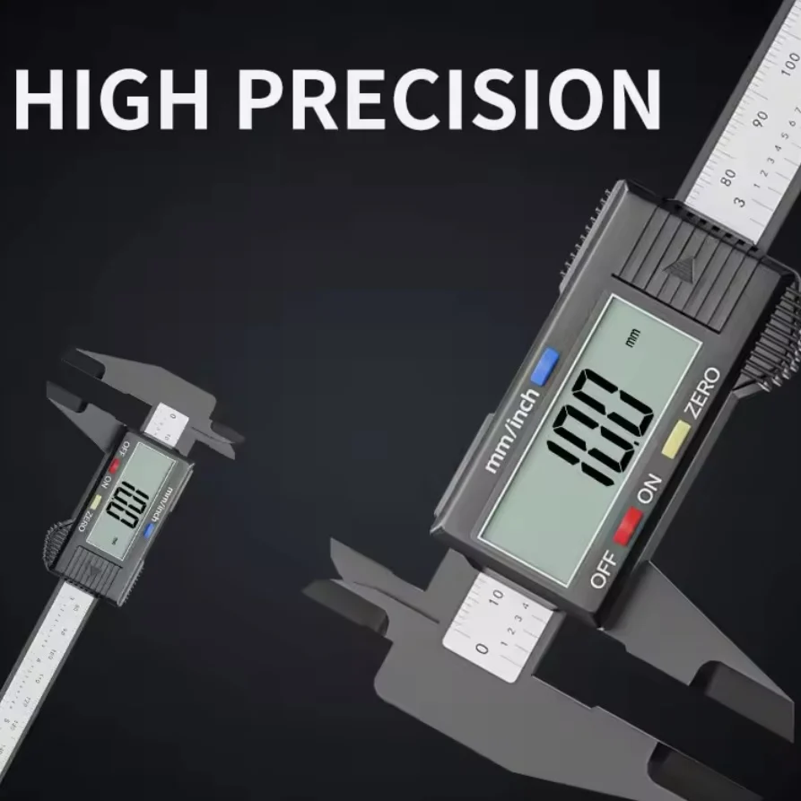 150mm 0.1mm Digital Caliper 6 Inch Electronic Vernier Caliper Measuring Tool Calliper Micrometer Digital Ruler