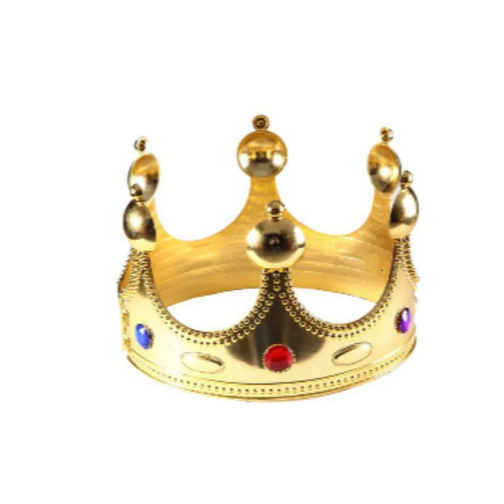 Halloween Dress Up Accessories King Gold King Crown Red King Scepter Gold Base
