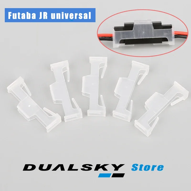 5PCS/Lot Transparent Wire Buckle Connector Head Clip Clamp for Servo Extension Cable Plug Holder
