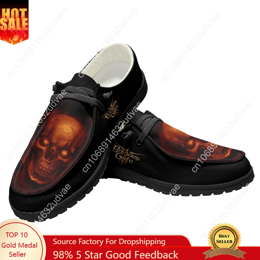 

Baldur's Gate Casual Shoes Men Woman Flat Shoe Breathable Indoor Outdoor Lightweight Footwear Couple Custom Made Shoe