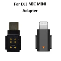 Pieza de repuesto para conector adaptador de micrófono DJI MINI, adaptador Lightning, adaptador tipo C