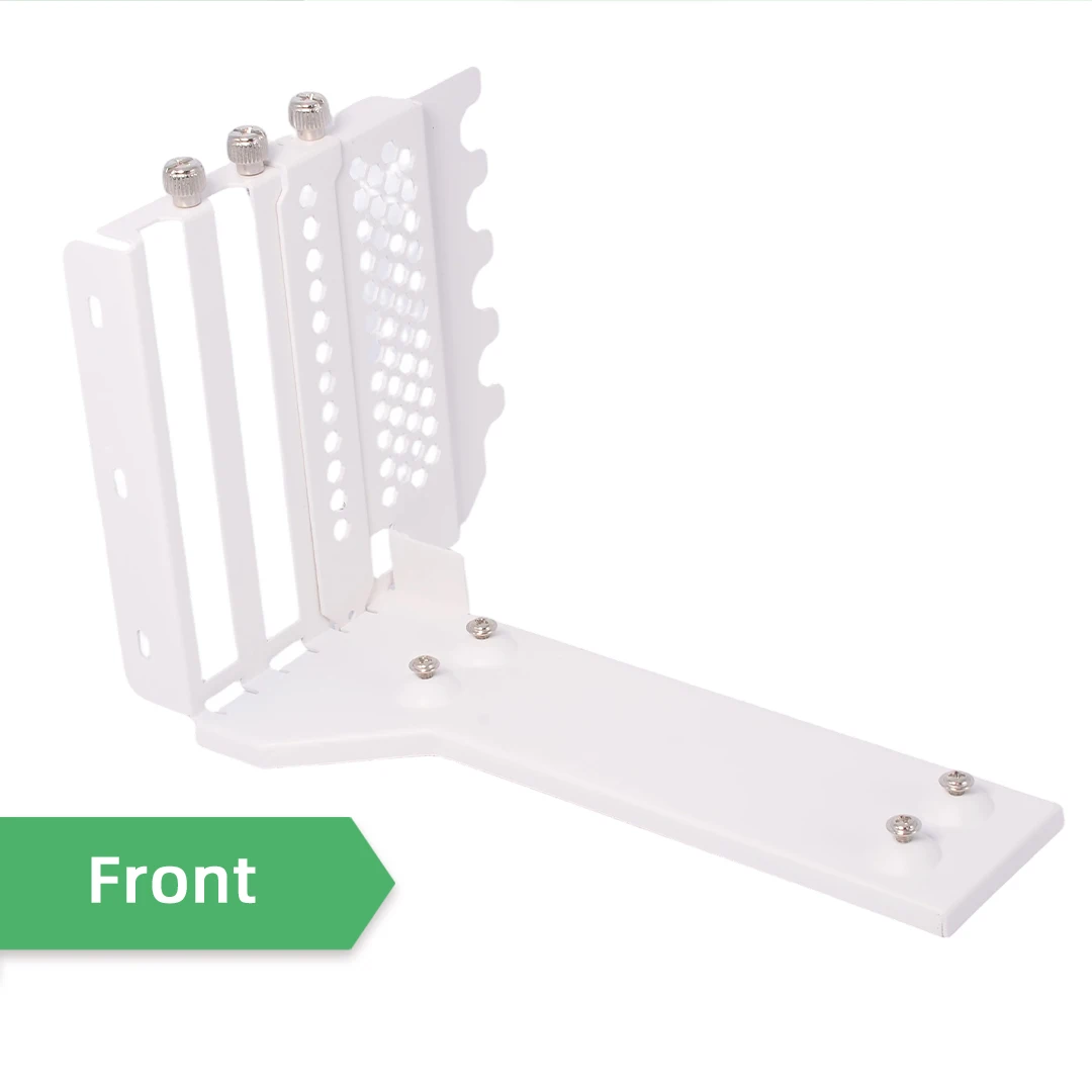 BK03-WH Vertical Placement External Placement Bracket for Graphics Card extension Cable PCIe Extension Cable