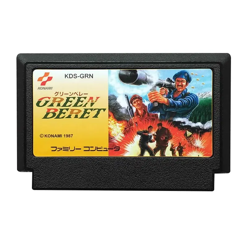 Green-Beret 8 Bit Game Cartridge For 60 Pin TV Game Console Japanese version