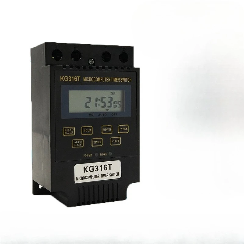 KG316T 110V 220V LCD Microcomputer Time Control Switch 10-16 Sets of Timing Switches/timers