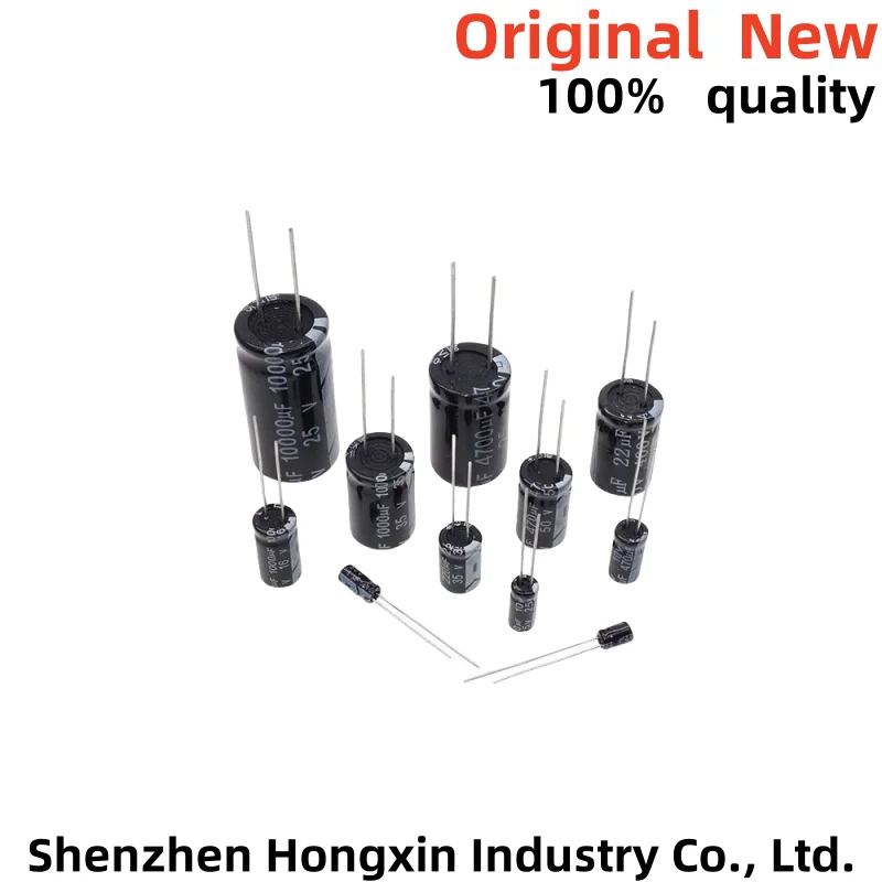 

10V 16V 25V 35V 50V 63V Aluminum Electrolytic Capacitor 2.2 3.3 4.7 10 22 33 47 100 220 330 470 1000 2200 3300 4700 6800 10000UF