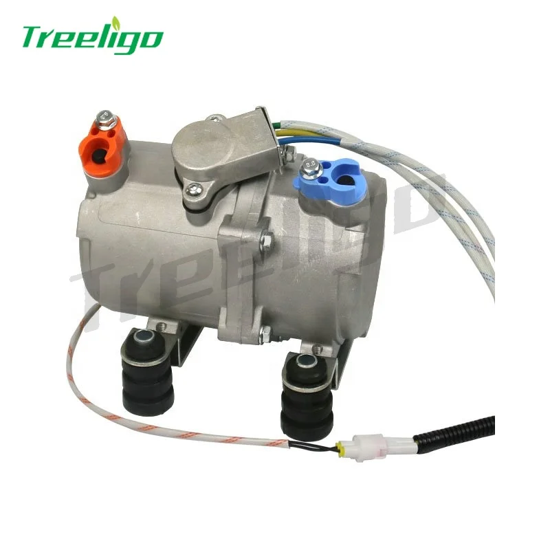 48V 18CC PMW Control Way Automotive Electric Air Conditioning Compressor For Refrigerated Truck EV Car