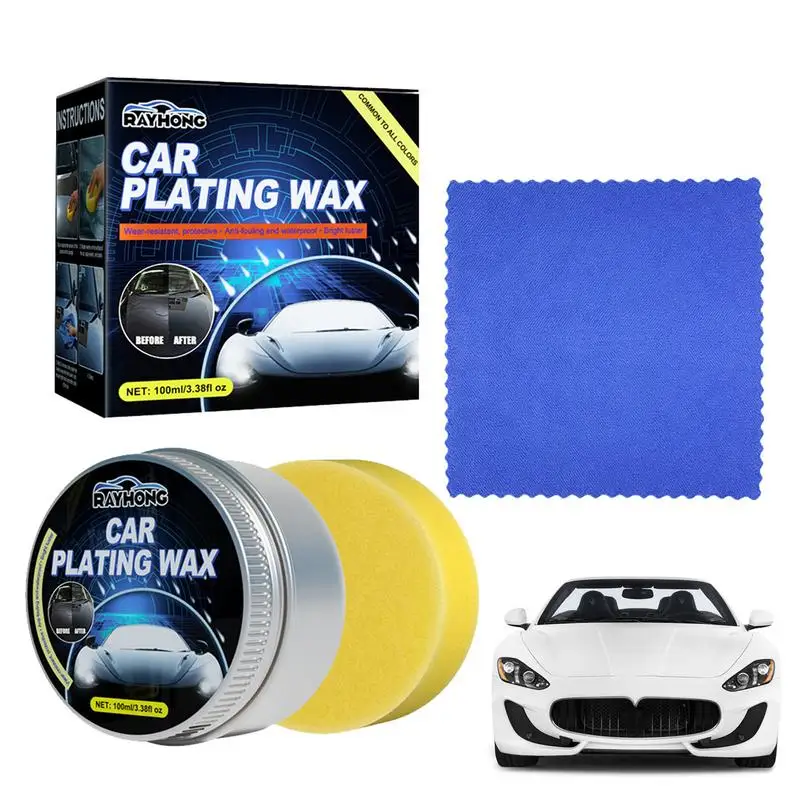 

Car Wax Crystal Plating Quick Top Coat Car Care Wax Polish Hard Glossy Wax Coating Care Waterless Protection And Shine