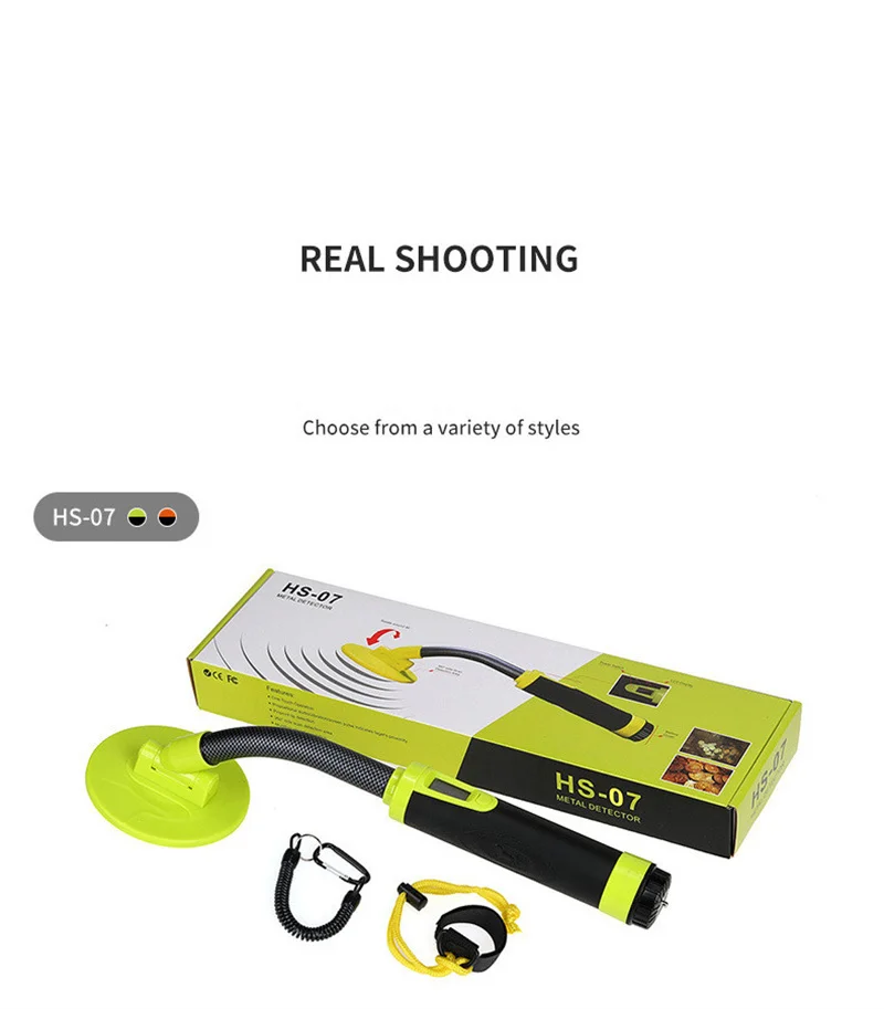 Fully Waterproof Portable Handheld Metal Detector Pointer Professional Underground Gold Detector Assist Tool Partial Pinpointer