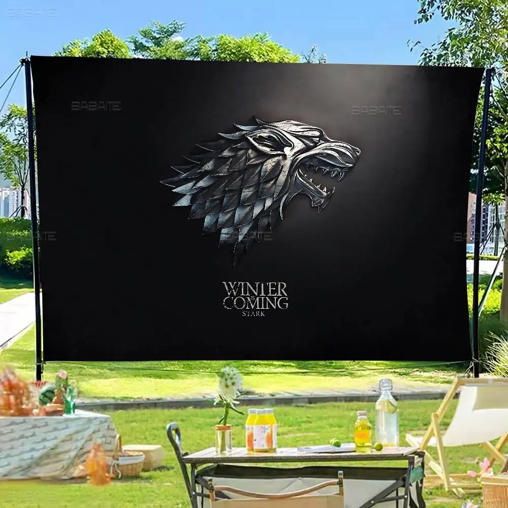 Film G-Game Of T-Thrones Cartoon Flagge Wandbehang Banner Dekoration Haushalt Home Decor
