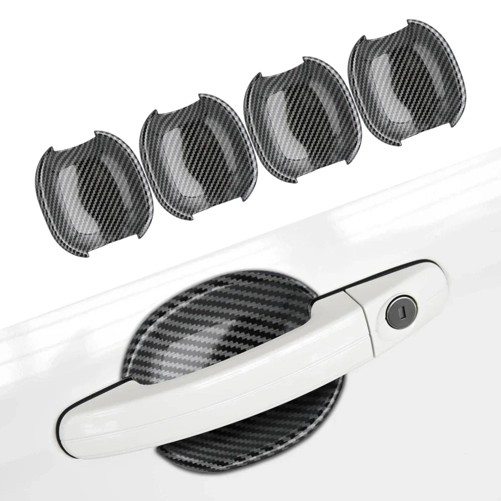 

ABS Carbon Fiber Outer Door Bowl Decoration Cover Trim Stickers for Ford Focus 2 3 MK2 MK3 Car Exterior Accessories