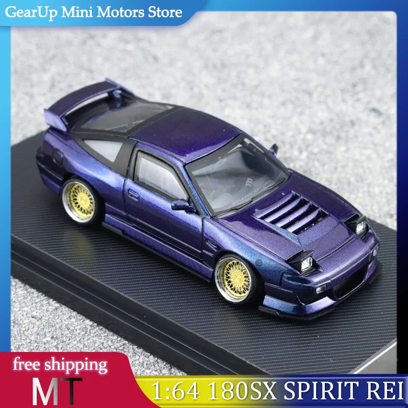microturbo-1-64-180sx-spirit-rei-2025-gmhs-limited-edition-show-ver-chameleon-paint-diecast-alloy-model-car-collectible-display