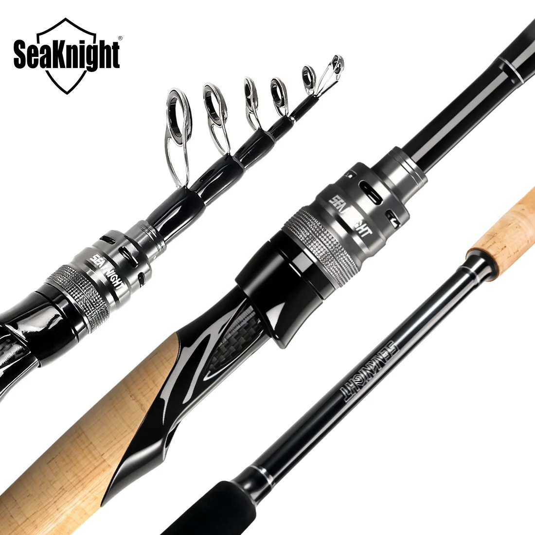 SeakNight Sange3 Vara de Pesca Telescópica Carbono