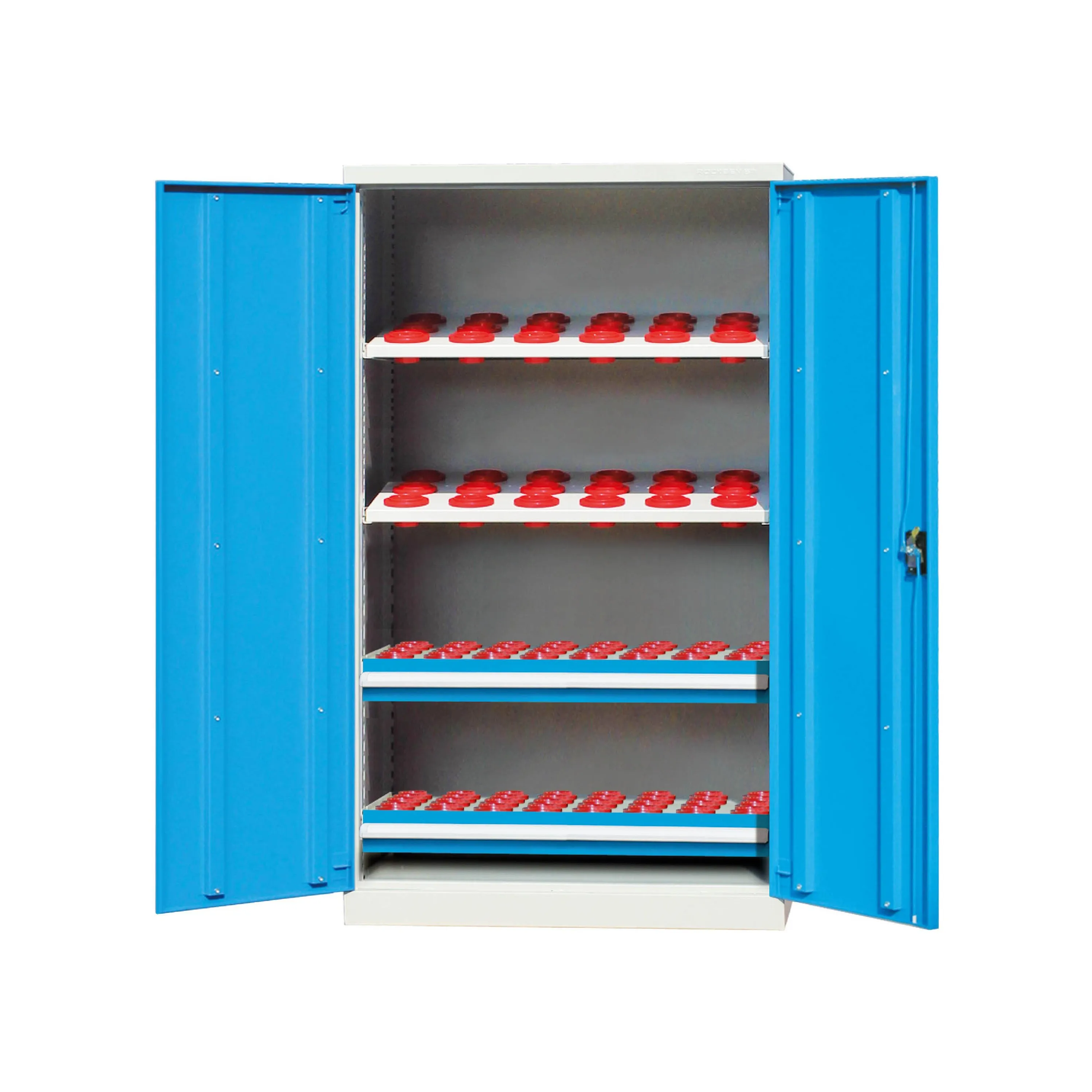 

Rockben Boutique Wholesale Cold Rolled Steel Plate Manufacturing CNC Toolholder Cabinet for Tools Storage