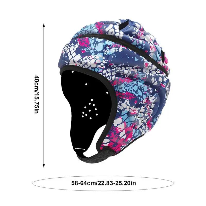 Soft Padded Headgear Soft Shell Flag Football Helmet Soccer Goalie Epilepsy Head Fall Protection Helmet Youth