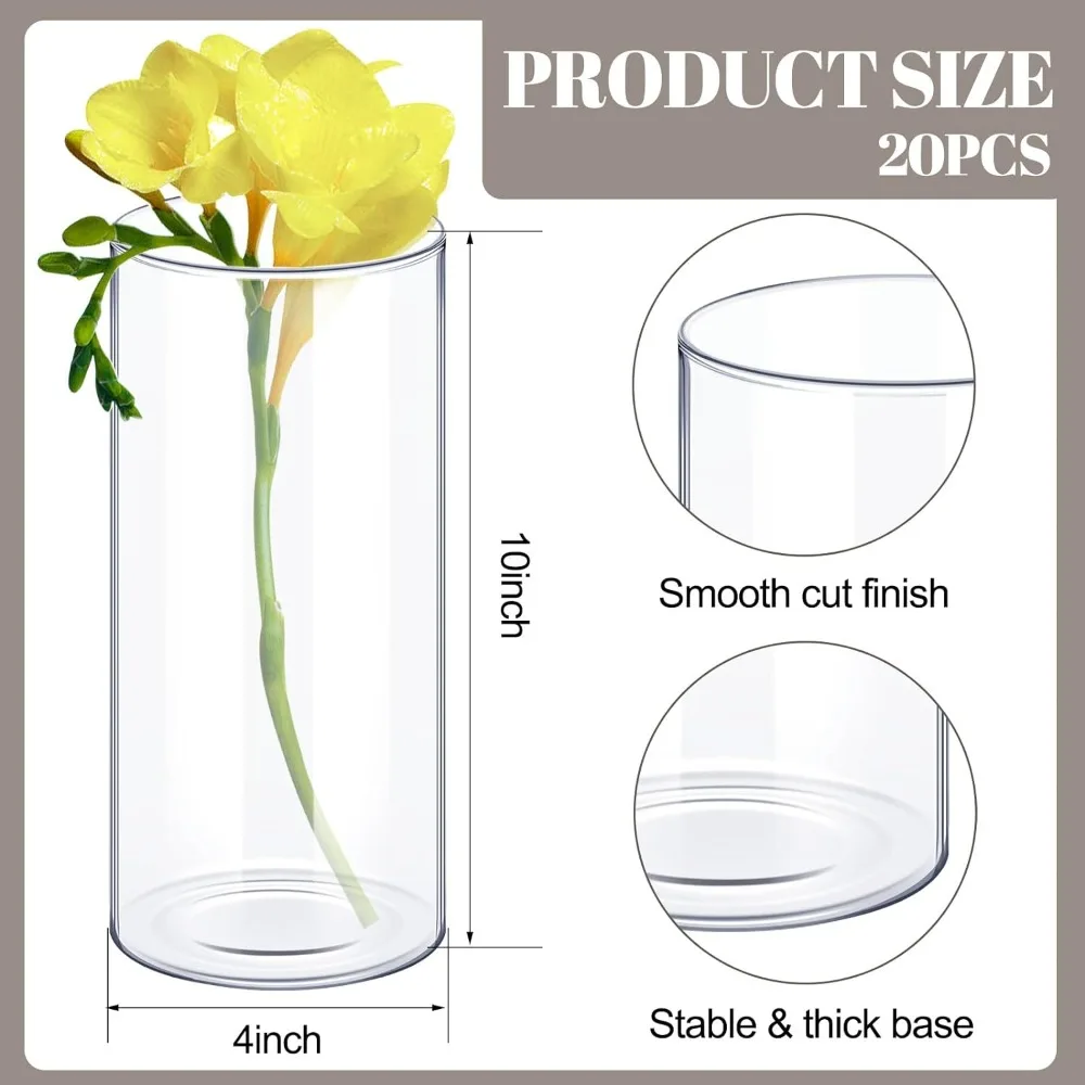 Centerpiece Vases Glass Plants & Vases for Family Wedding Party Festive Decorations Home Decoration Decorative Vase Decor Garden