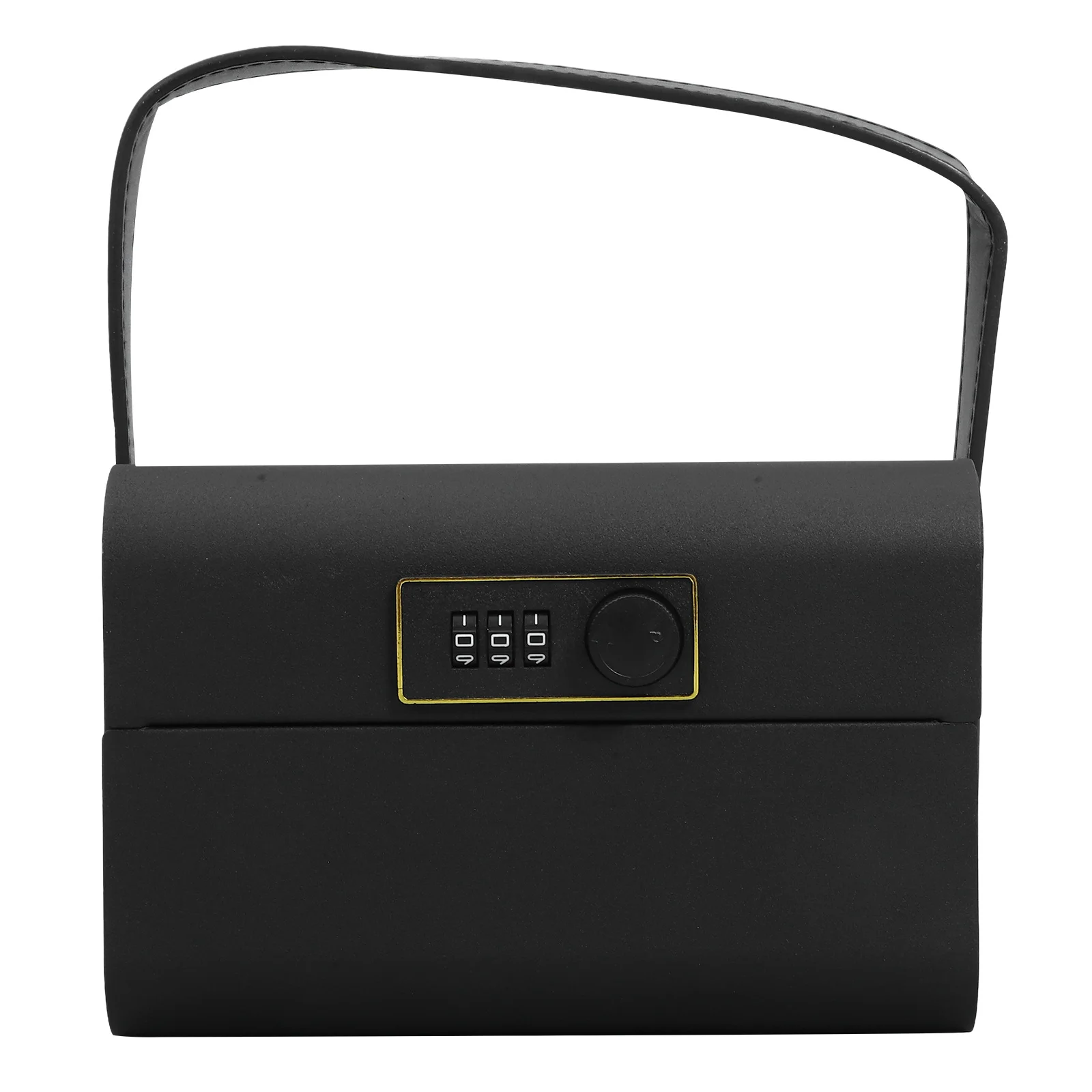 Handheld Password Savings Bank Metal Money Box Solid Color Coin Jar Combination Lock Cash Storage Case for Kids