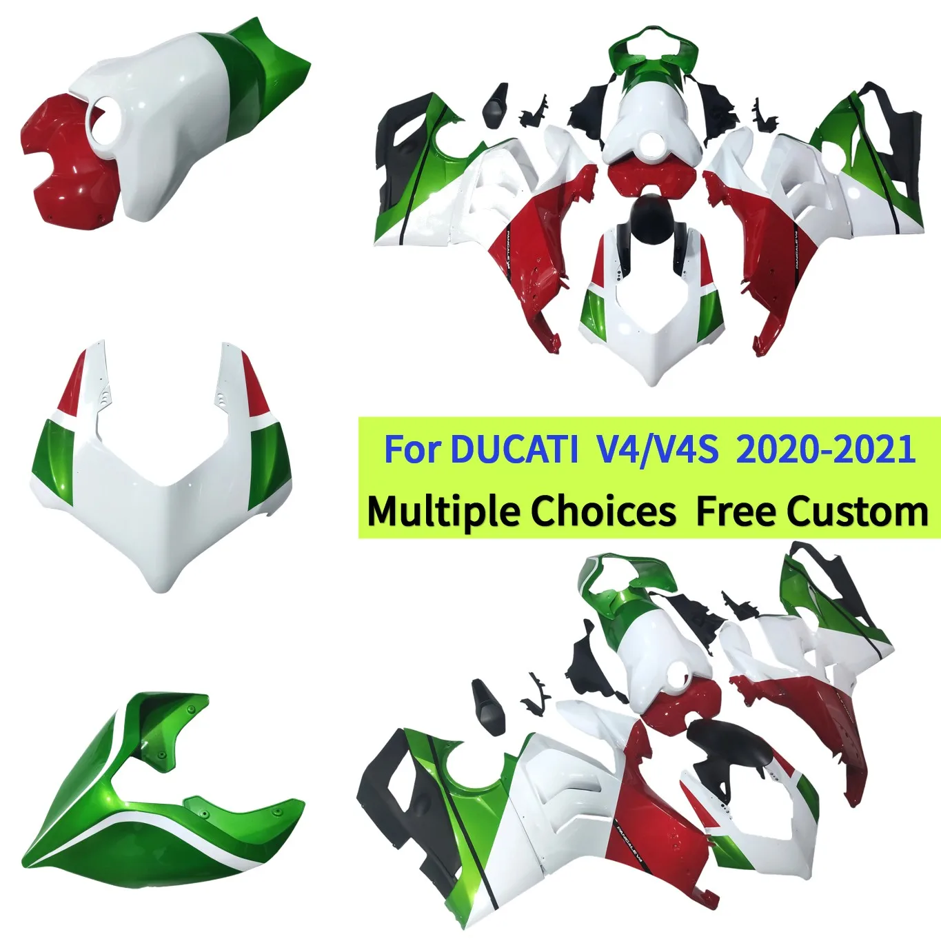 

ABS Fairing Body Kits For Ducati Panigale 2020-2021 V4 V4S V4SP V4R Injection Mold Bodywork with Tank Cover