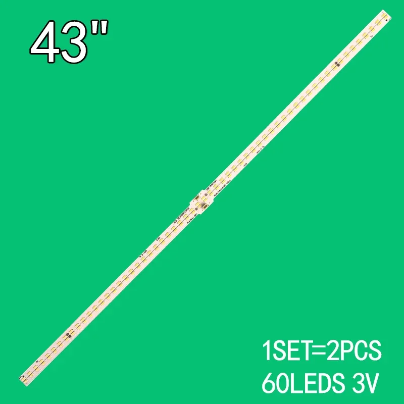 Für hisense led43k5500y led43m7000u led43k5500u led43ec660us rsag 7.820.6185 rsag 7.820.6776 lcd tv 60led 180v 46,5 cm 100% neu