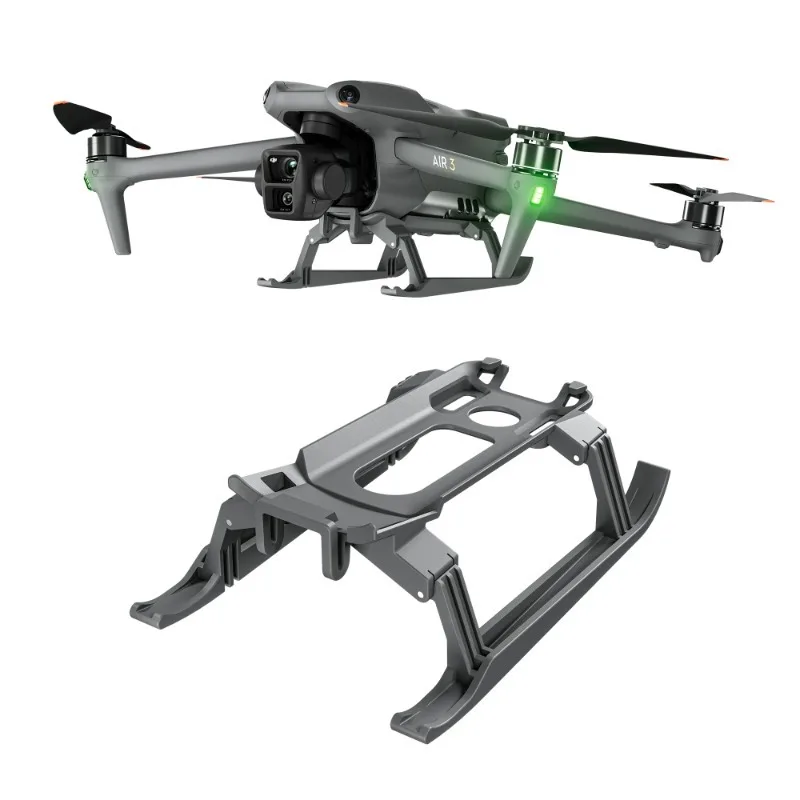 For DJI Air3 Elevated Landing Gear Anti Drop Cushion Training Stand Sled Folding Foot Stand Quick Disassembly and Assembly