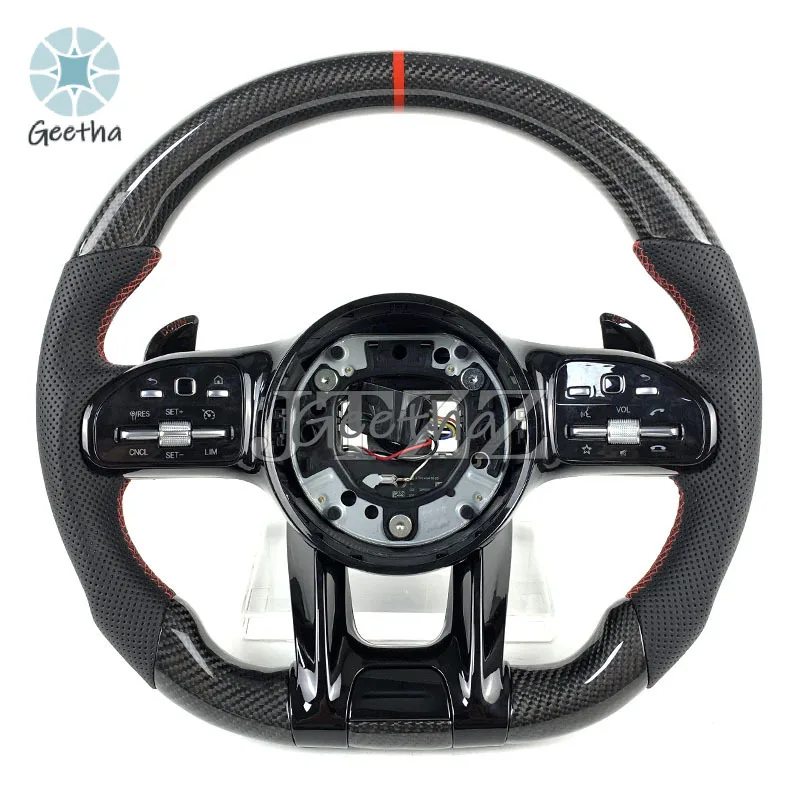 

For Leather/Alcantara/Carbon Fiber/LED Steering Wheel Customized for Mercedes Benz BMW AUDI Porsche Toyota Honda