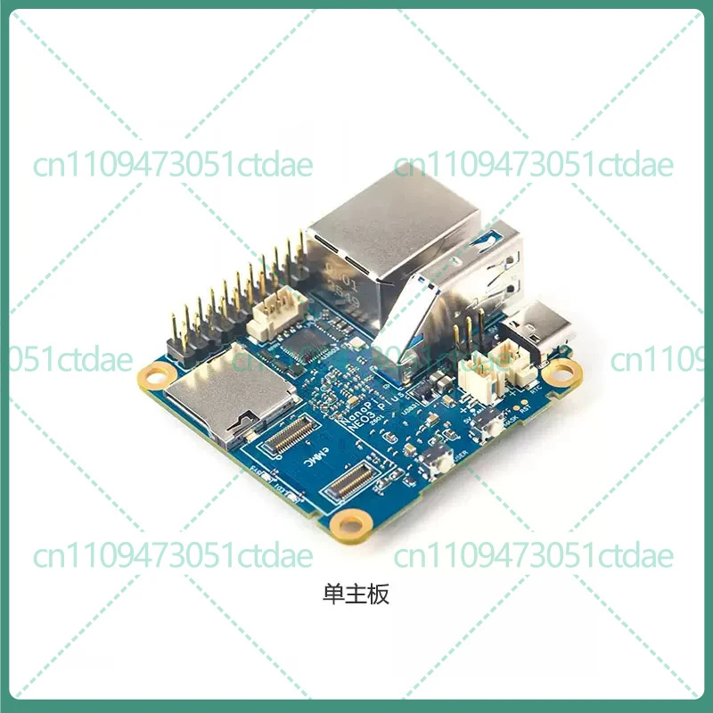 Placa de Desarrollo Mini para NanoPi NEO3 Plus RK3528, 1GB de RAM, LAN Gigabit, Compatible con Expansión eMMC, Carcasa Metálica CNC, Piezas de Repuesto