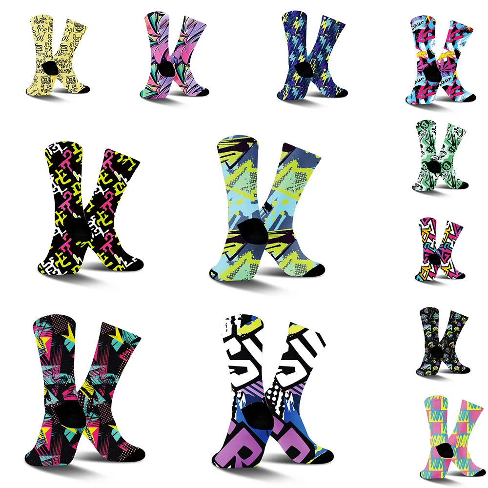 

Велосипедисты, посмотрите нет дальней! Впитывающие влагу износостойкие носки с игривыми узорами несуют модное прикосновение на велосипеде сразу