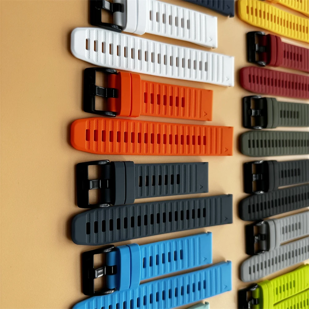 22/26MM Quick Fit Silicone Straps For Garmin Descent Mk2 Mk2i Mk1 G1 Band Epix Gen 2 MARQ Enduro Smartwatch Wristbands Bracelet