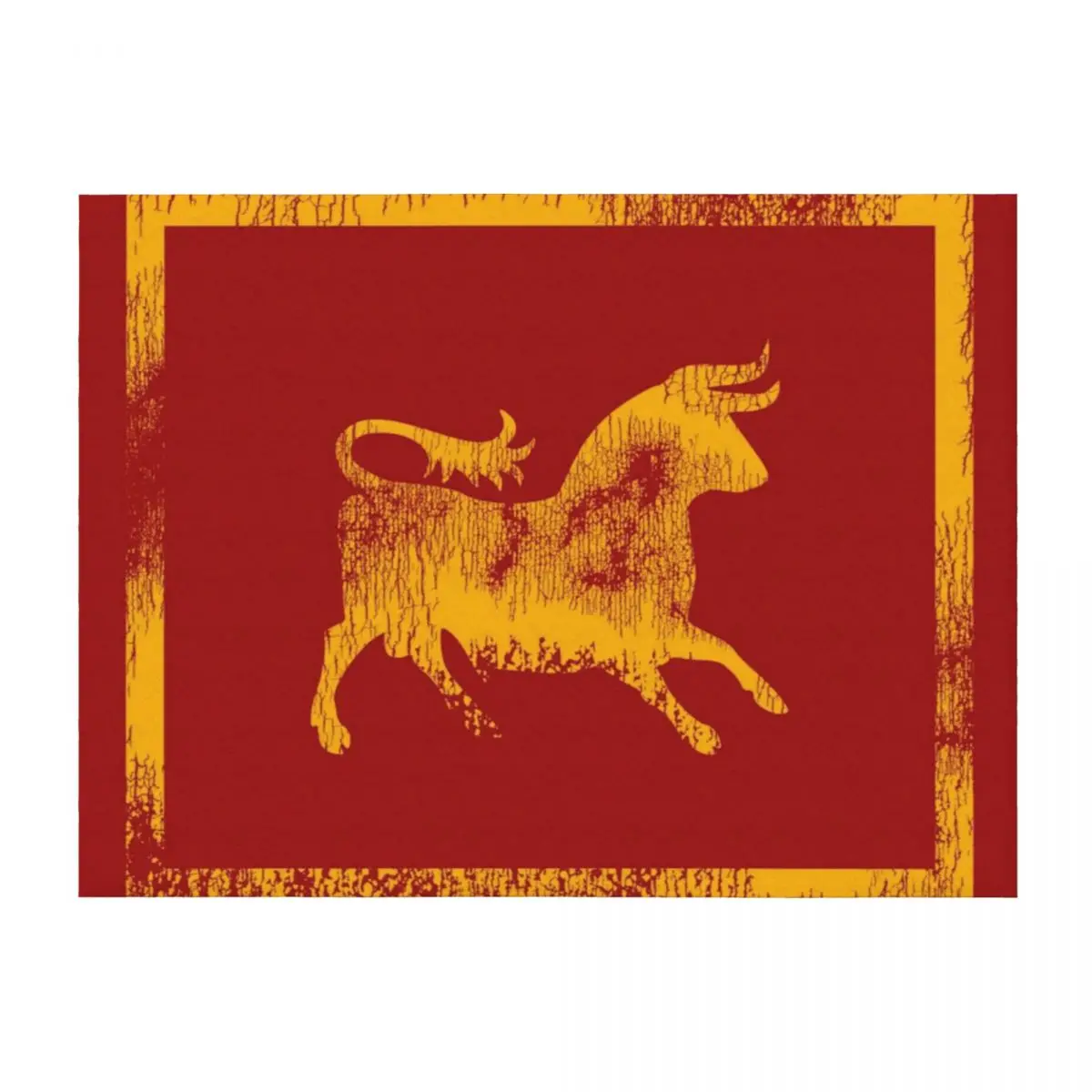 

Caesar's Legion Logo (WornYellow) Throw Blanket Soft Plaid Bed covers Personalized Gift For Decorative Sofa Blankets