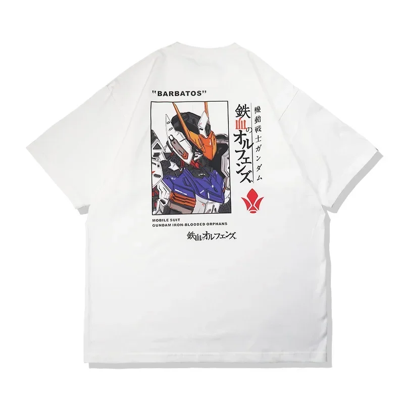 Heren T-Shirt Kleding Streetwear Gundam Essentials Oversized Tops Zomer Y 2K Hd Print 6xl Vrijetijdsmode Nieuwe Harajuku 2024